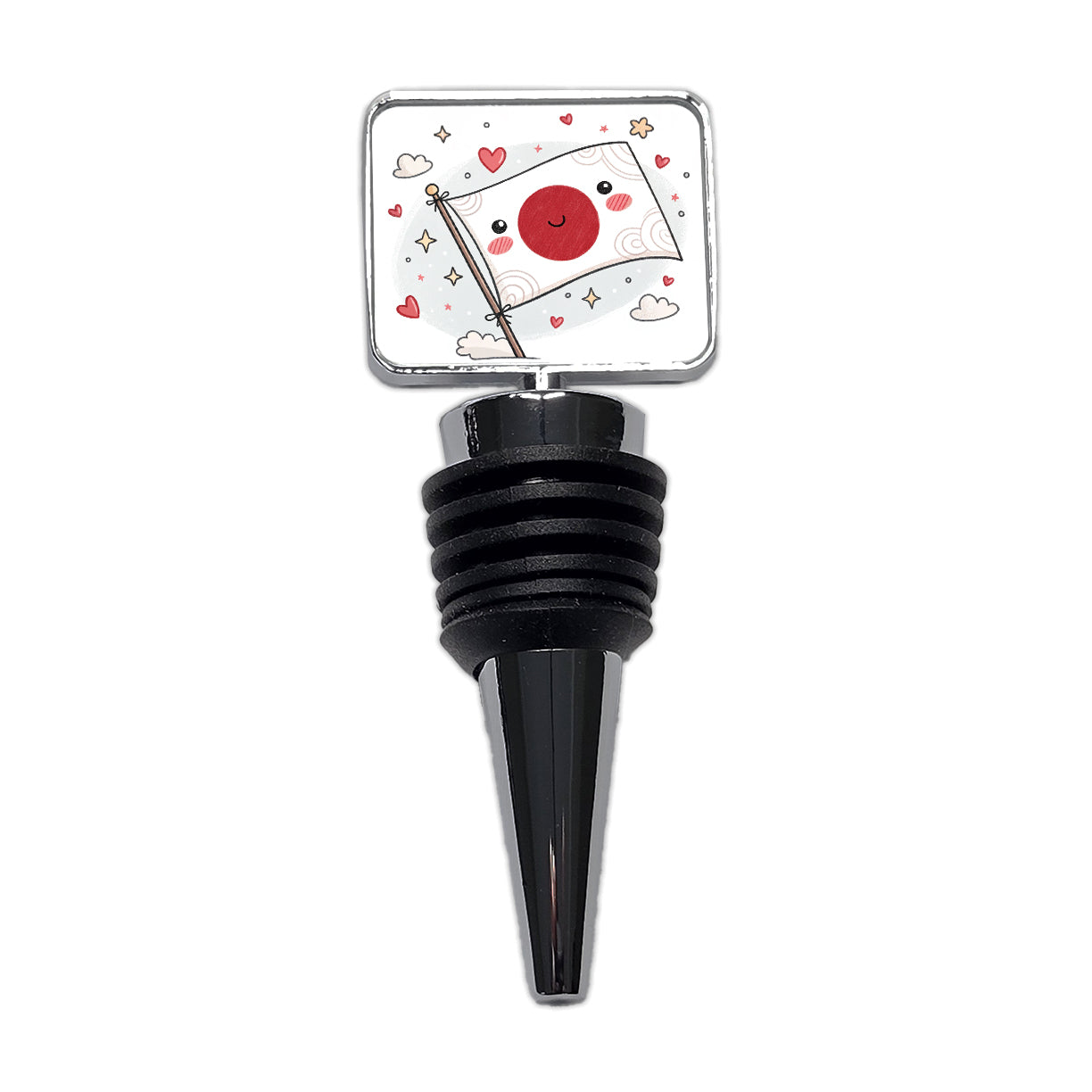 Kawaii Japan Flag Wine Bottle Stopper