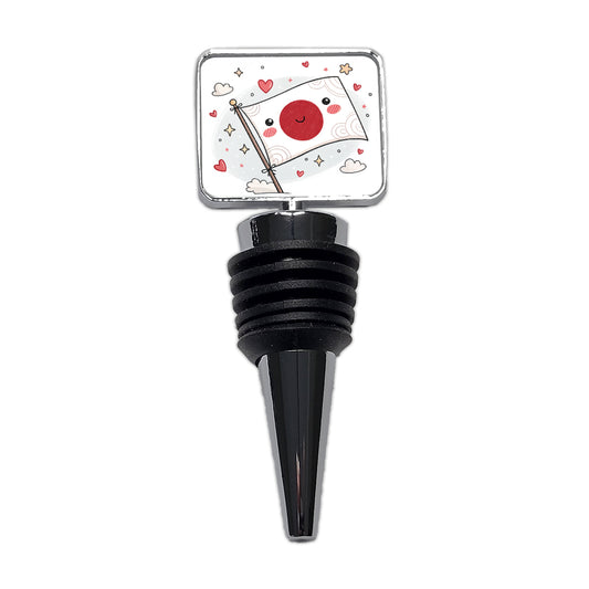 Kawaii Japan Flag Wine Bottle Stopper