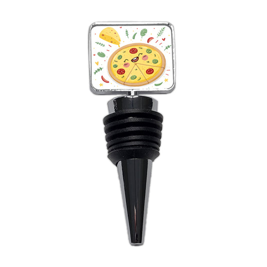 Kawaii Pizza Wine Bottle Stopper
