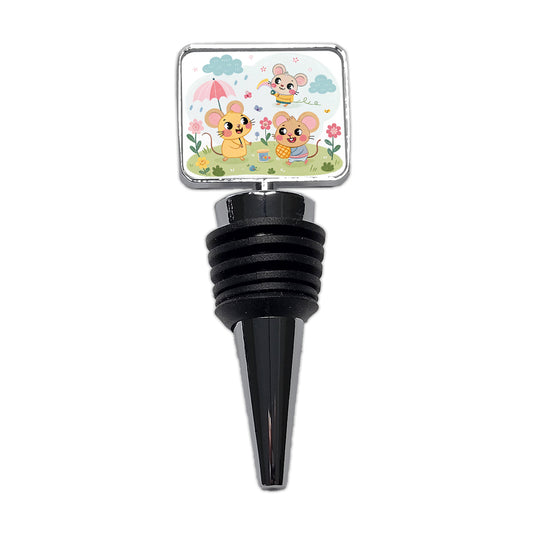 Kawaii Rats Wine Bottle Stopper