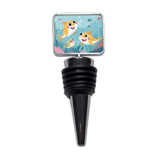Kawaii Sharks Wine Bottle Stopper