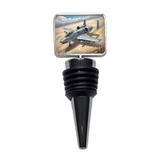 A-10 Warthog Thunderbolt II US Air Force Ground Attack Plane Wine Bottle Stopper