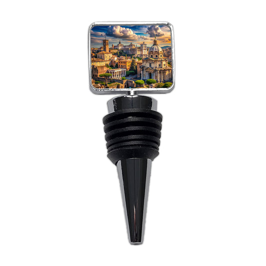 Ancient Rome City Roman Cityscape Wine Bottle Stopper