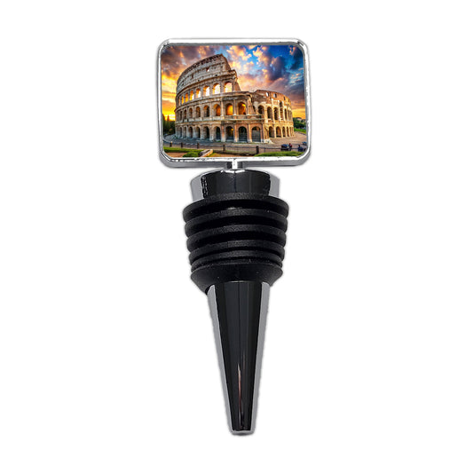 Ancient Rome Coliseum at Sunset Wine Bottle Stopper