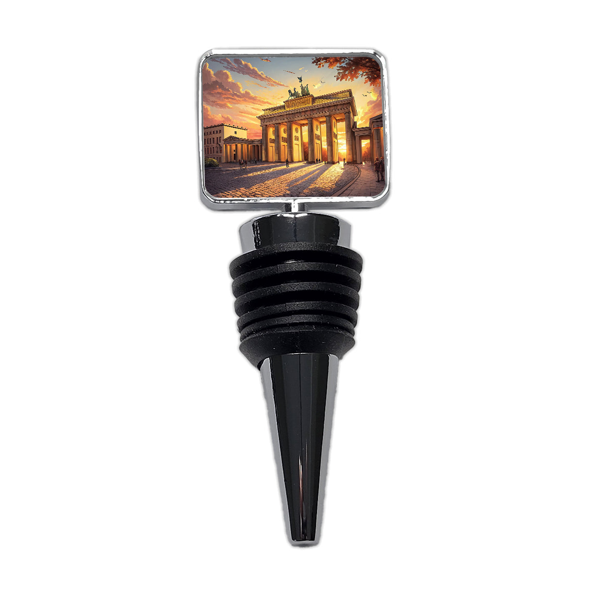 Brandenburg Gate At Sunset Berlin Germany Wine Bottle Stopper