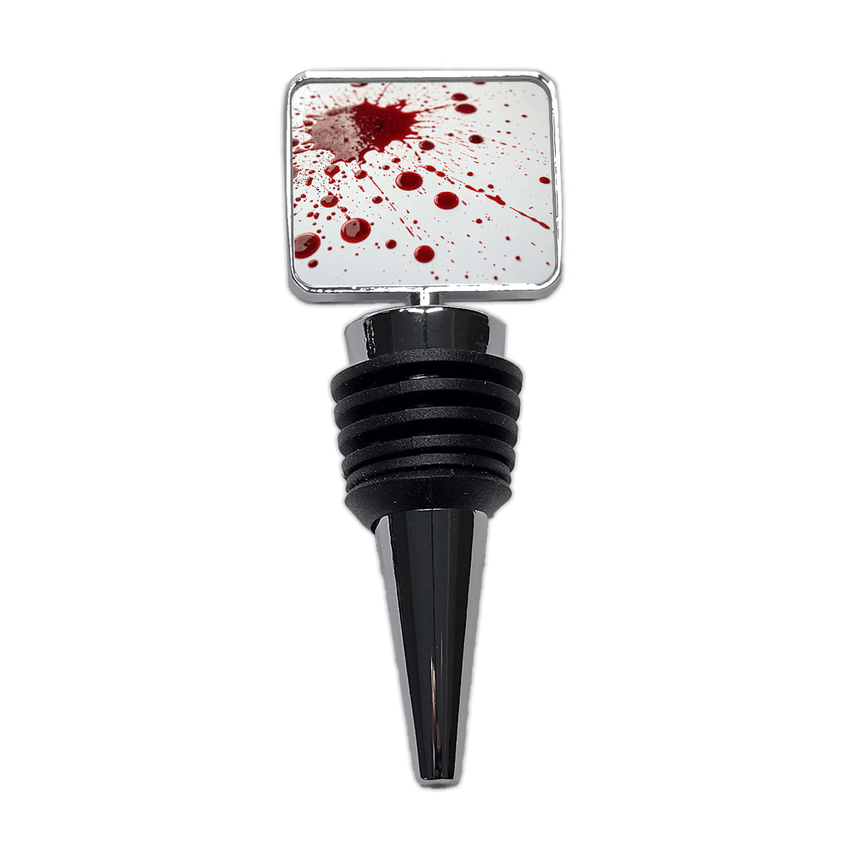Close-Up Blood Splatters Wine Bottle Stopper