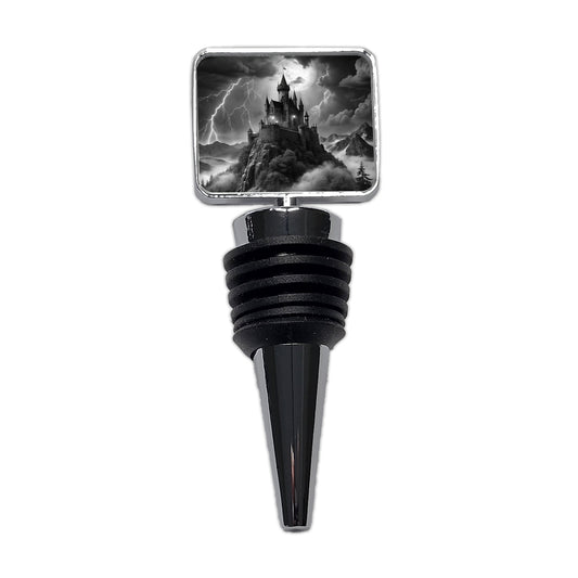 Dark and Foreboding Vampire Castle Wine Bottle Stopper