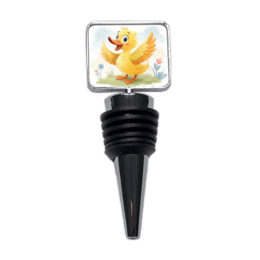 Duck Children's Illustration Style Wine Bottle Stopper