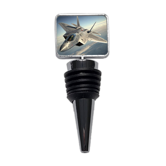 F-22 Raptor US Air Force Air Superiority Fighter Plane Wine Bottle Stopper