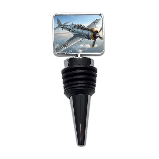 Focke Wulf Fw-190 WWII German Fighter Plane Wine Bottle Stopper