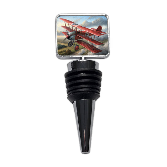 Fokker Dr.I Triplane WWI German Fighter Plane Wine Bottle Stopper