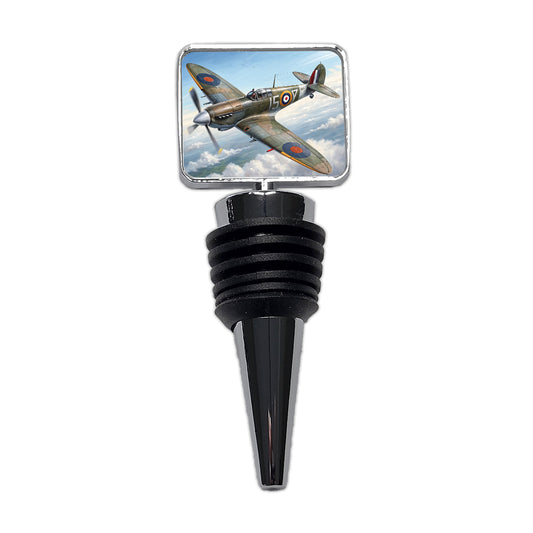 Hawker Hurricane WWII British Fighter Plane Wine Bottle Stopper