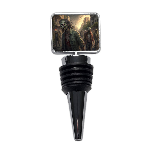 Horde Of Zombies Monsters Halloween Wine Bottle Stopper