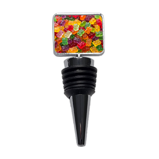 Lots of Gummi Bears Wine Bottle Stopper
