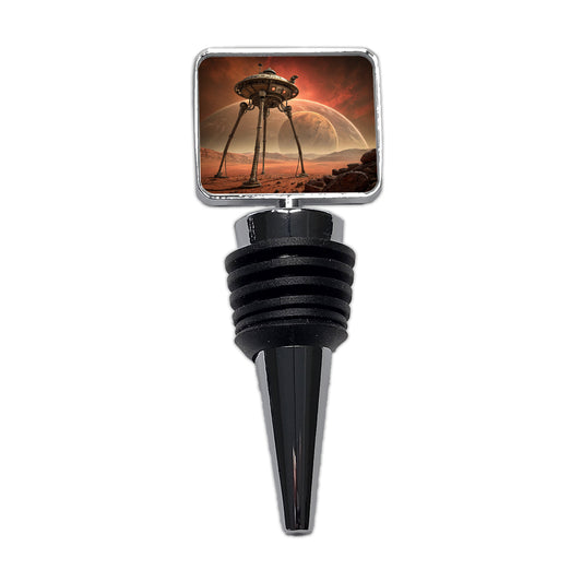 Martian Tripod War Machine Sci-fi From War Of The Worlds Wine Bottle Stopper