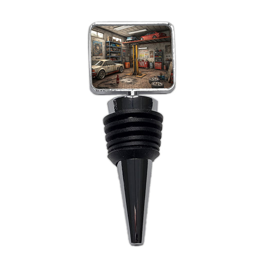 Mechanic Auto Garage Shop Wine Bottle Stopper