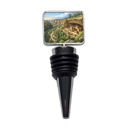 Mesa Verde National Park Colorado Wine Bottle Stopper