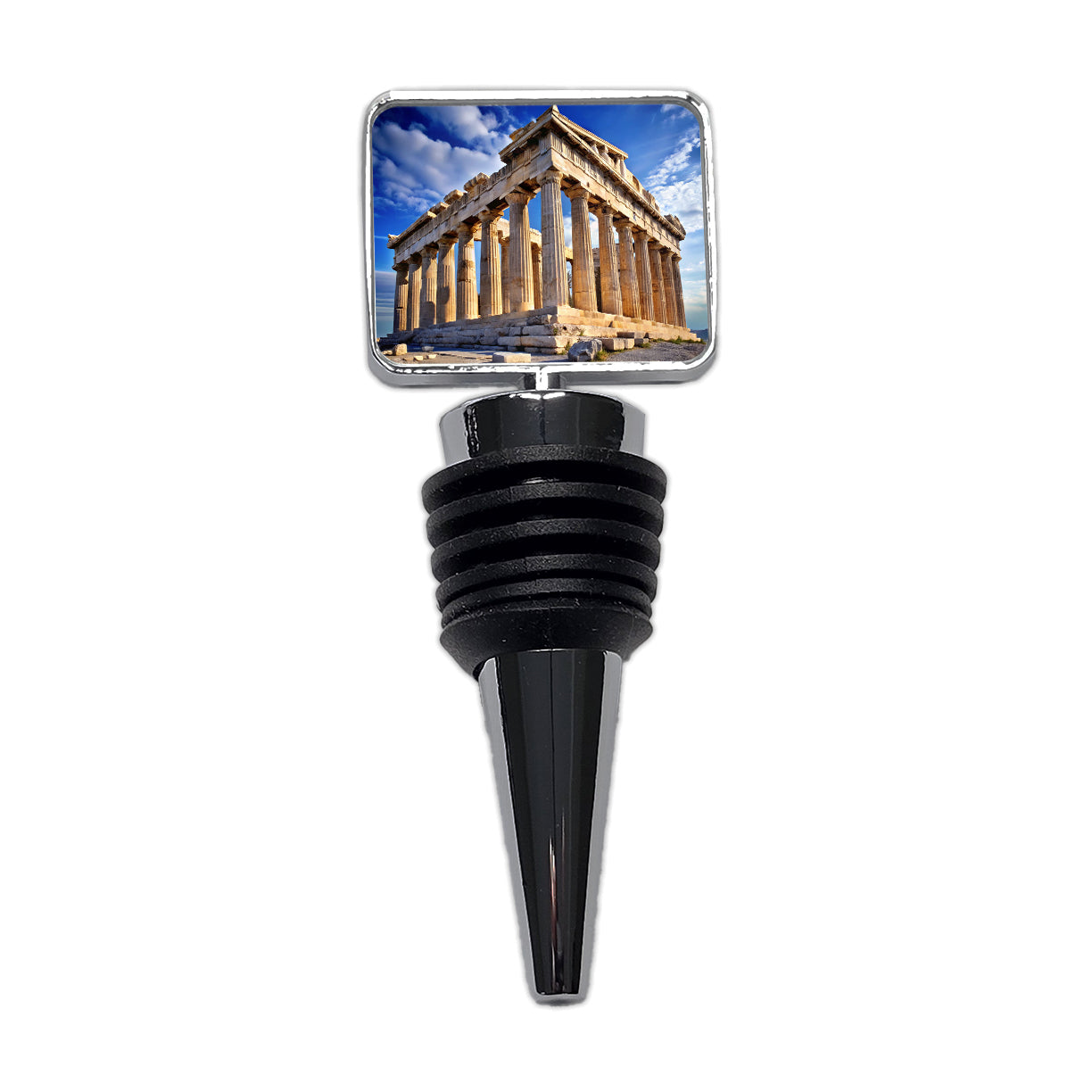 Parthenon Temple Athens Greece Greek Wine Bottle Stopper
