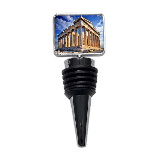 Parthenon Temple Athens Greece Greek Wine Bottle Stopper