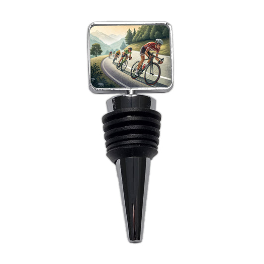 Road Bicycle Bike Racing Wine Bottle Stopper