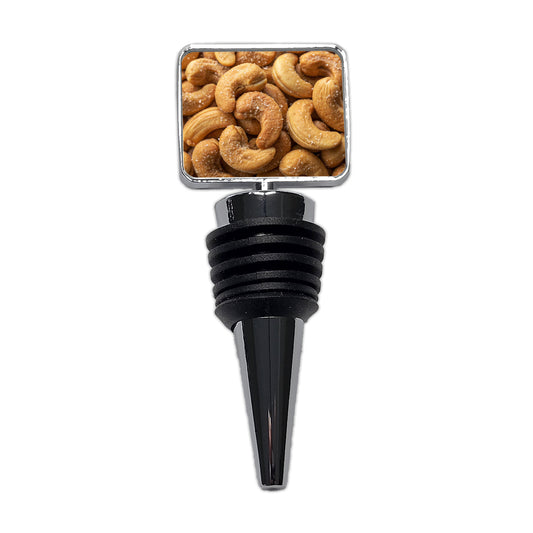 Roasted Salted Cashews Nuts Wine Bottle Stopper
