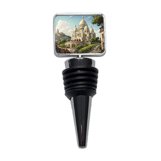 Sacre Coeur Church Paris France Wine Bottle Stopper