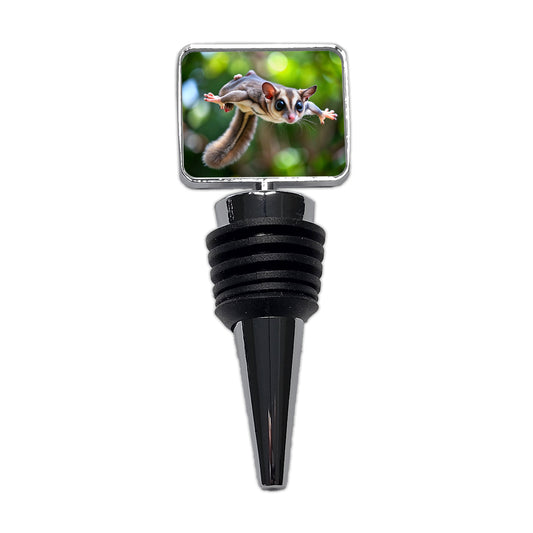 Sugar Glider Flying Gliding Wine Bottle Stopper