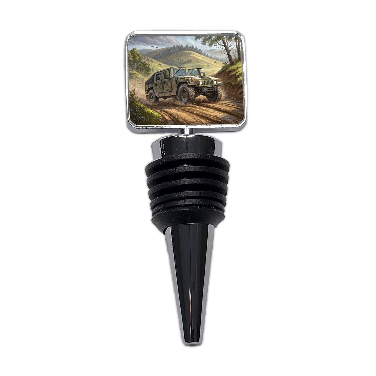 US Army Military Humvee Wine Bottle Stopper
