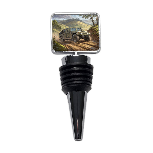 US Army Military Humvee Wine Bottle Stopper