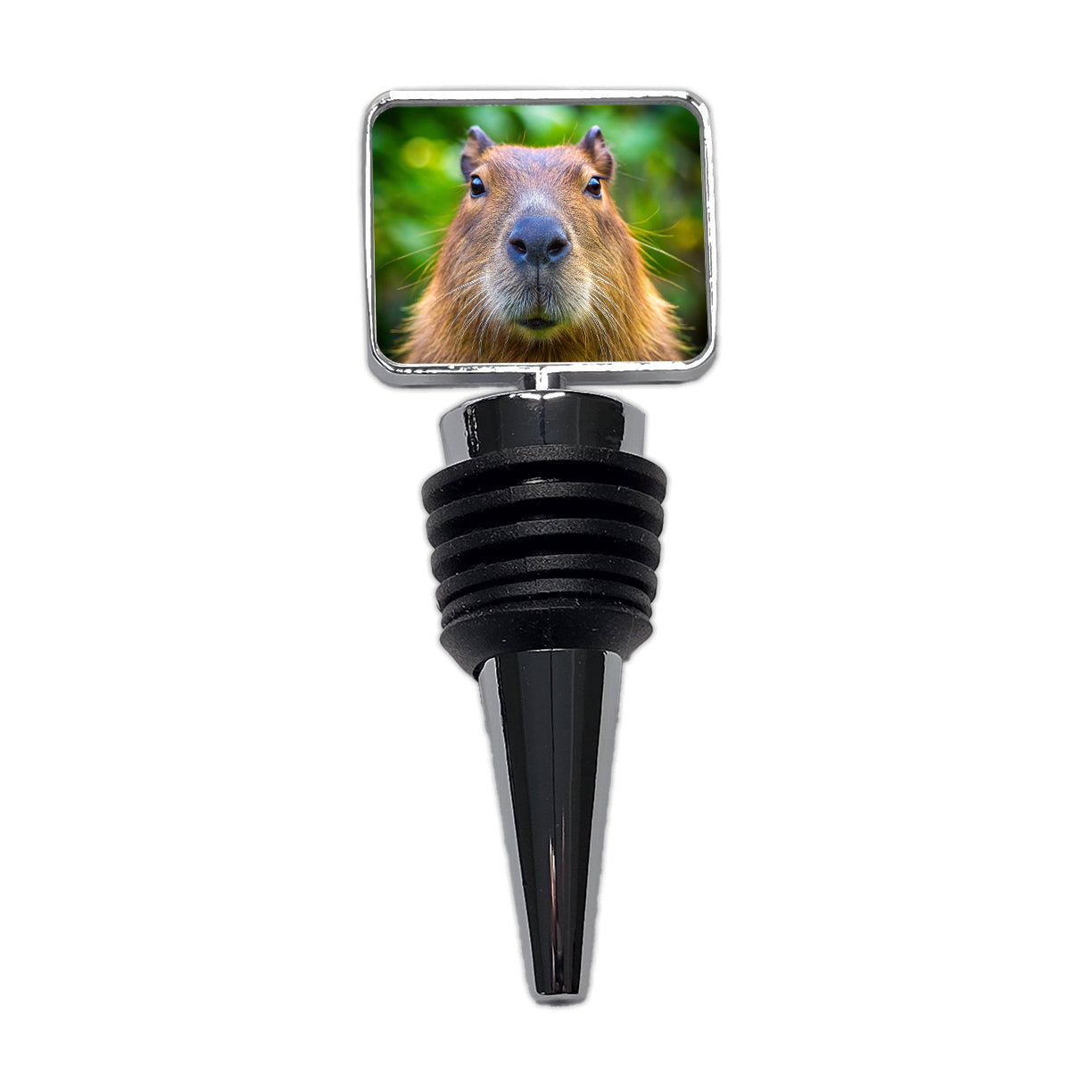 Capybara Face Wine Bottle Stopper