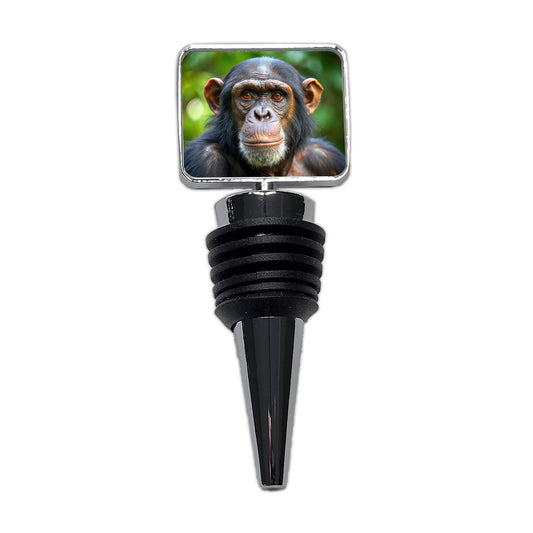 Chimpanzee Monkey Wine Bottle Stopper