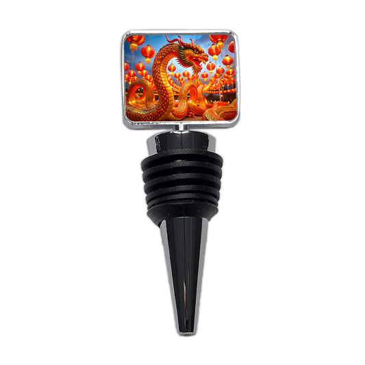 Chinese Lunar New Year Celebration Wine Bottle Stopper