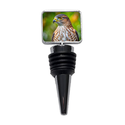 Cooper's Hawk Raptor Bird Of Prey Wine Bottle Stopper