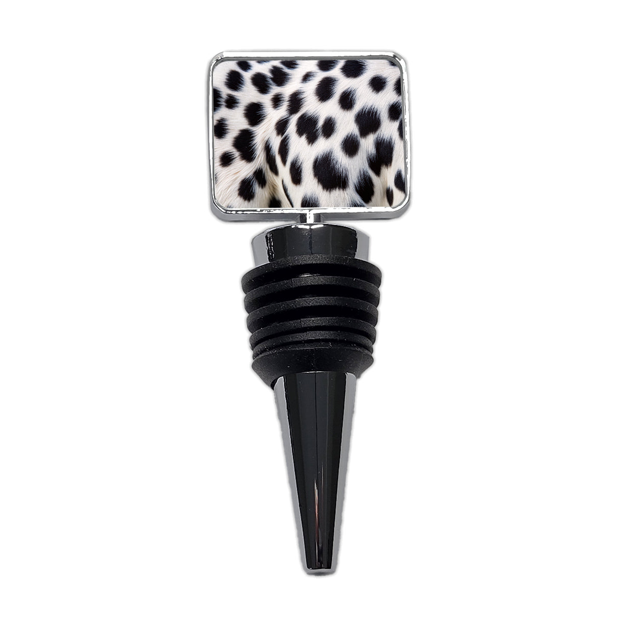 Dalmatian Dog Fur Spotted Pattern Wine Bottle Stopper