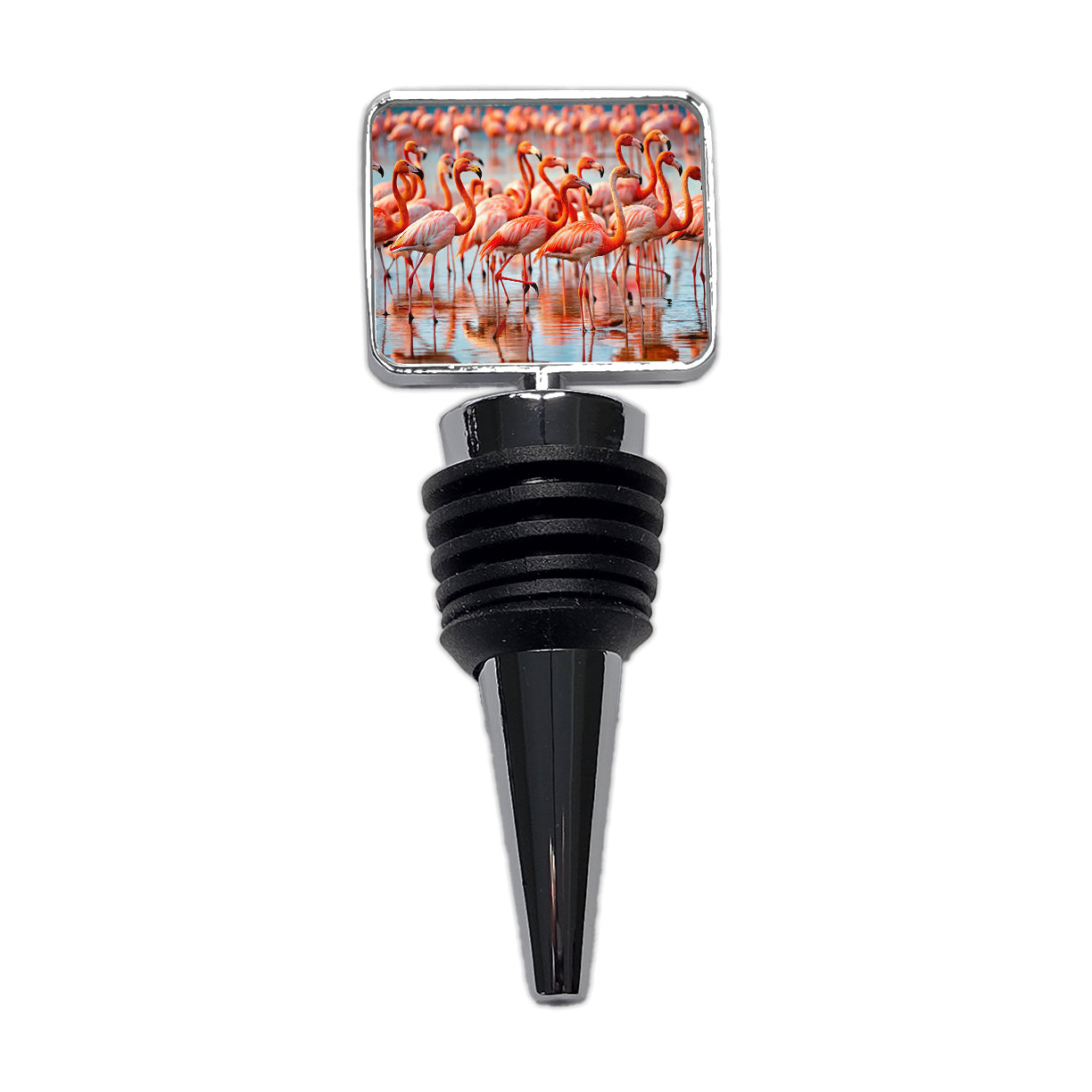 Flamingos Wine Bottle Stopper