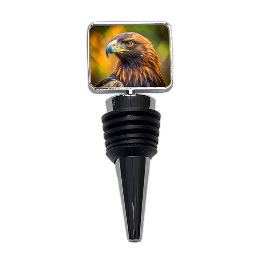 Golden Eagle Raptor Bird Of Prey Wine Bottle Stopper