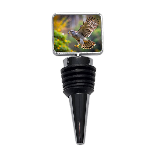 Goshawk Flying Raptor Bird Of Prey Wine Bottle Stopper