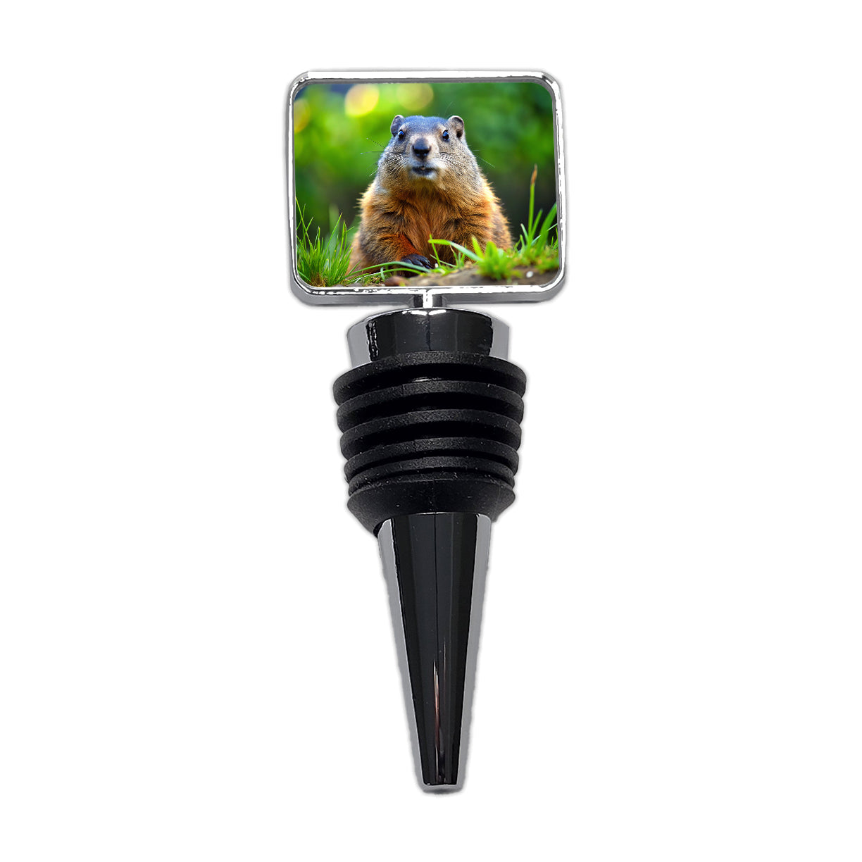 Groundhog Wine Bottle Stopper