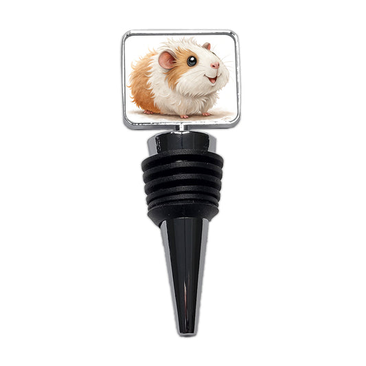 Guinea Pig Children's Illustration Style Wine Bottle Stopper