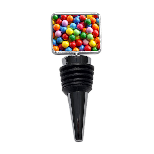 Gumballs Colorful Candy Wine Bottle Stopper