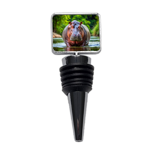 Hippopotamus Wine Bottle Stopper