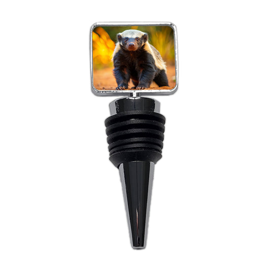 Honey Badger Wine Bottle Stopper