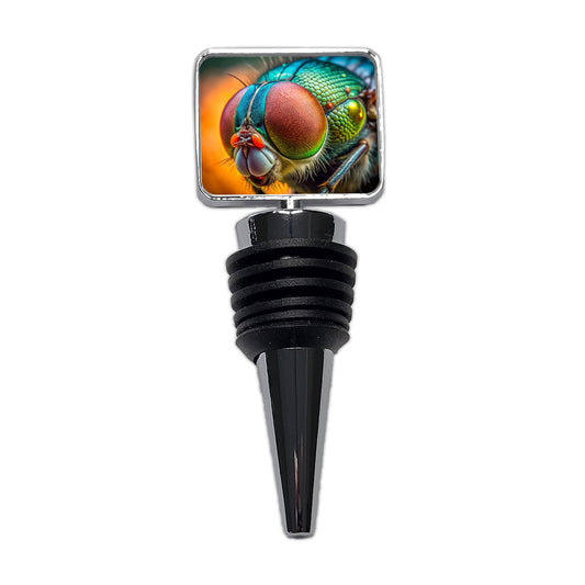 Housefly Fly Eyes Close-up Wine Bottle Stopper