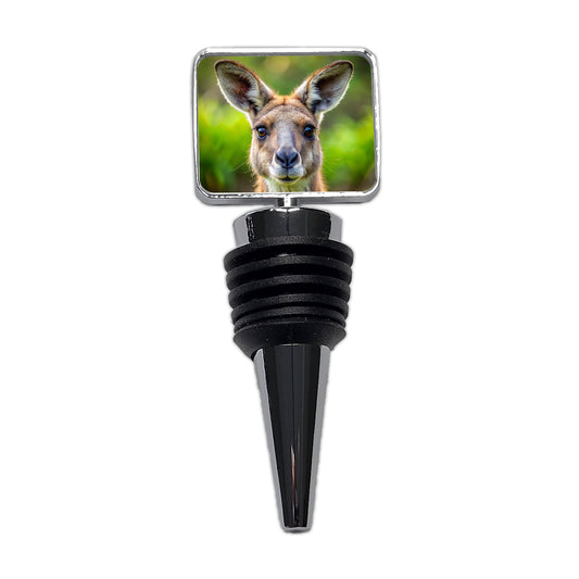 Kangaroo Face Wine Bottle Stopper