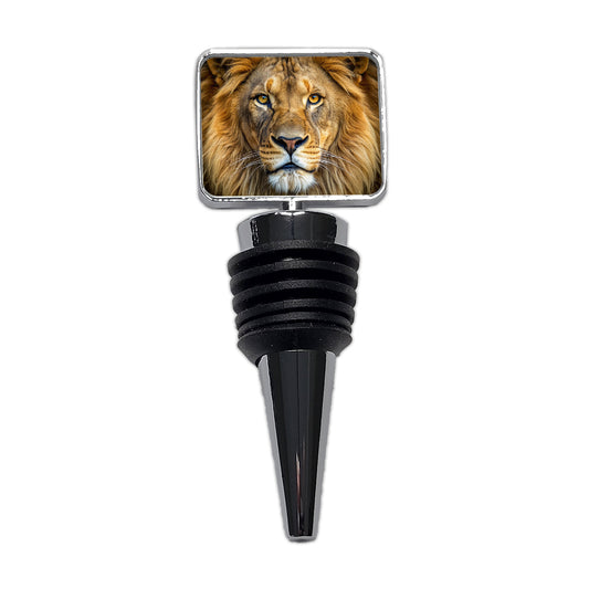 Lion Face Wine Bottle Stopper