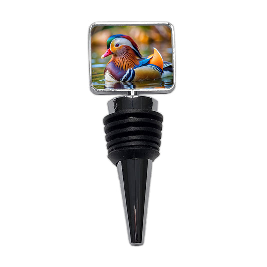 Mandarin Duck Wine Bottle Stopper