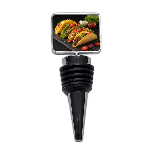 Mexican Tacos Wine Bottle Stopper