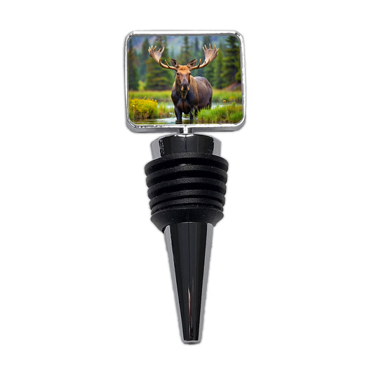 Moose Wine Bottle Stopper