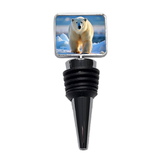 Polar Bear Wine Bottle Stopper