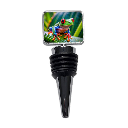 Red Eyed Tree Frog Wine Bottle Stopper